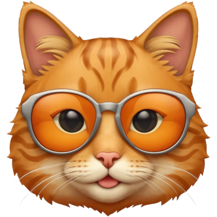 Cat wearing sunglasses emoji