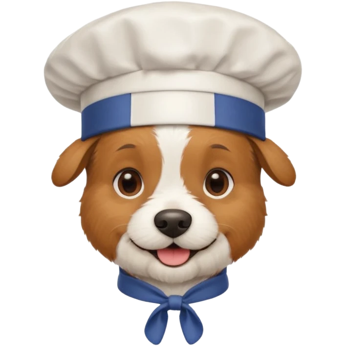 chef terrier dog emoji