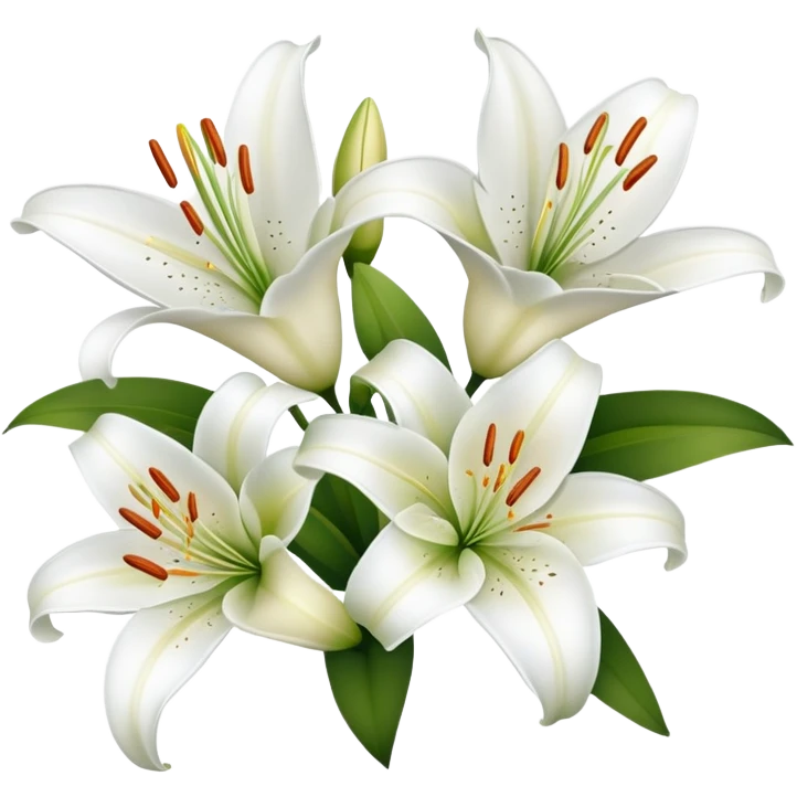 Lilies  emoji