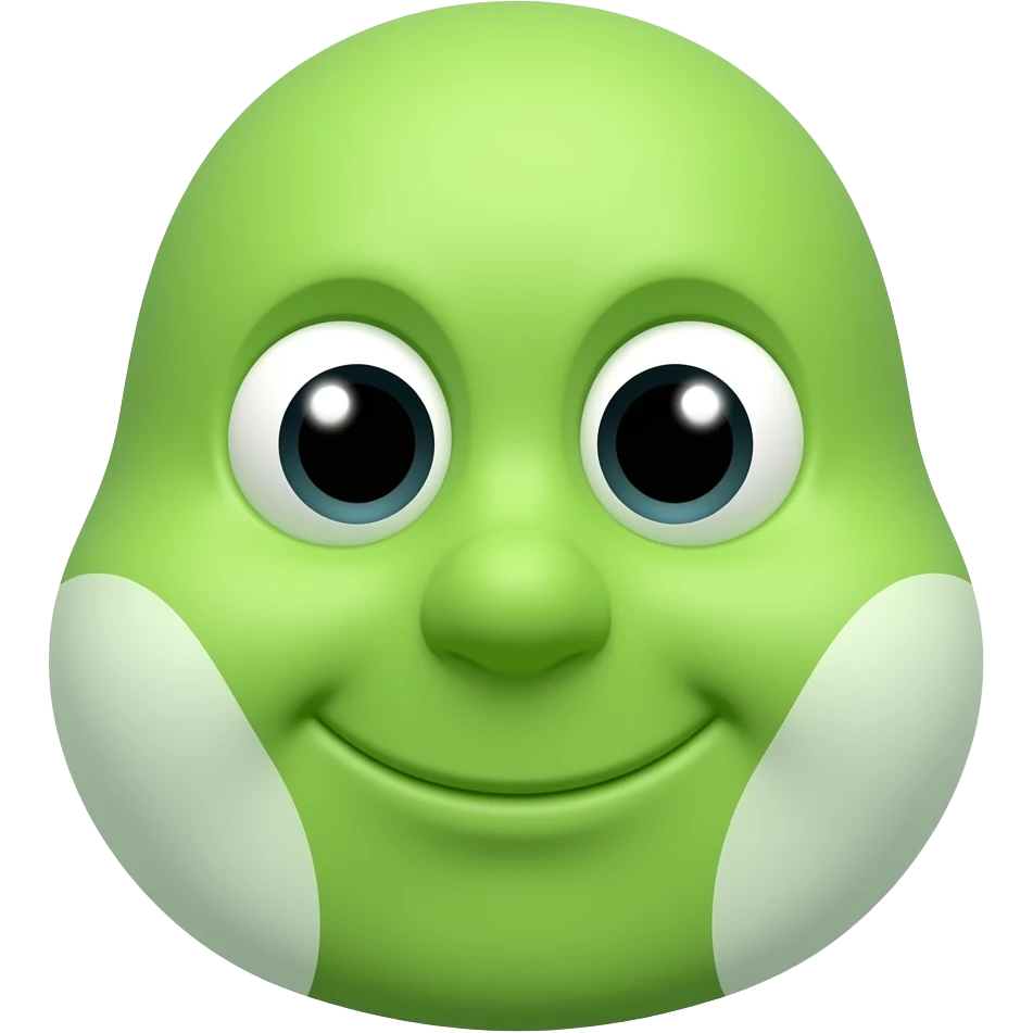 green character emoji
