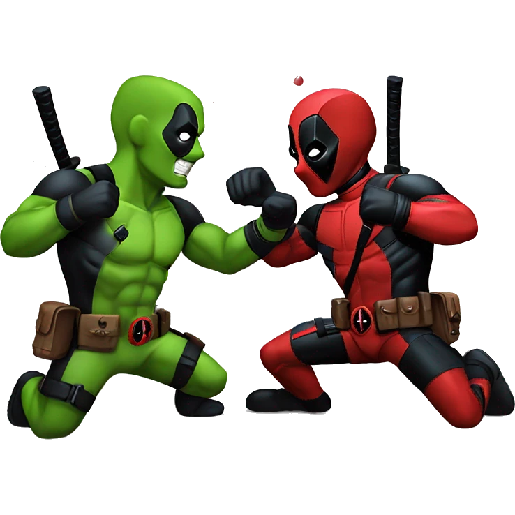Deadpool fight  emoji