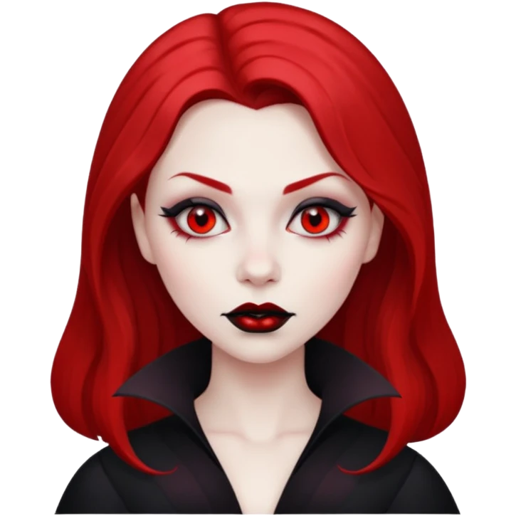 red face women Vampire emoji