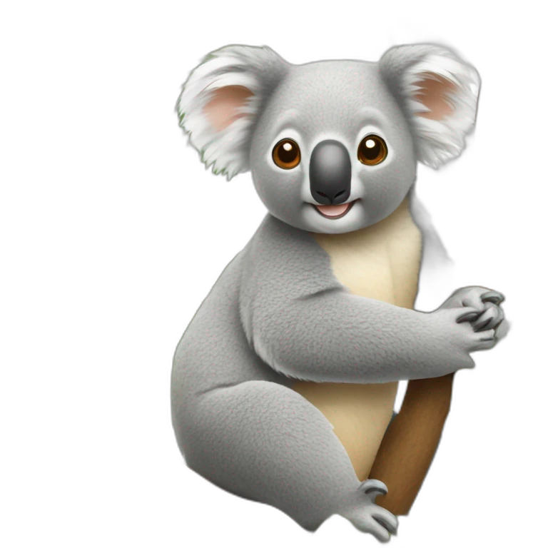 Koala orange emoji