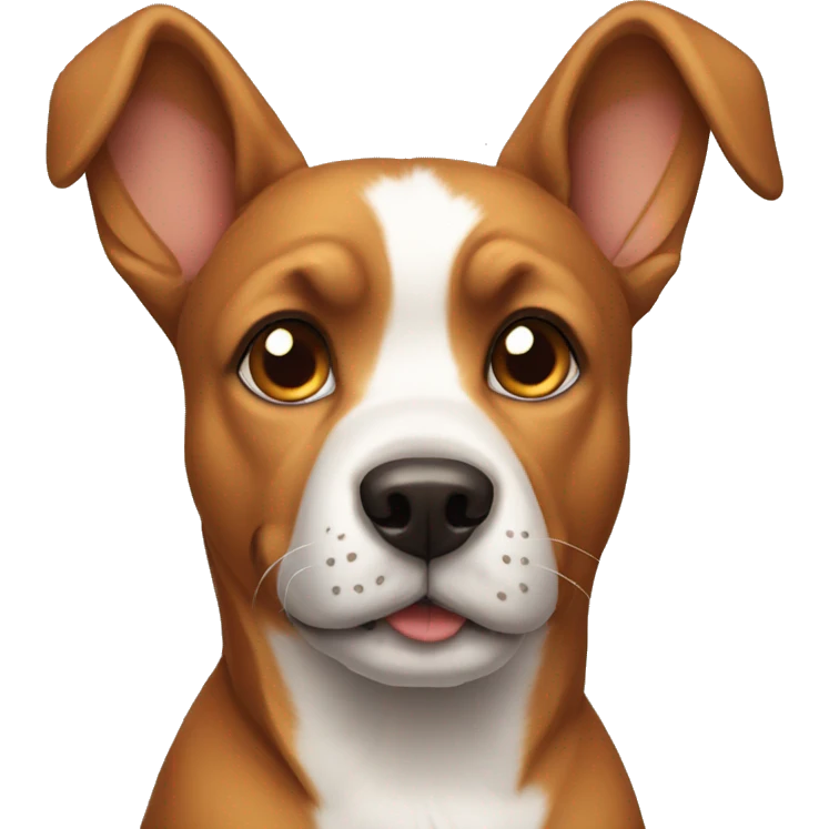 dog with pointy ears emoji