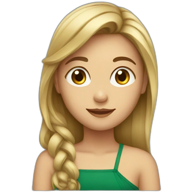 Une fille sur un mec emoji