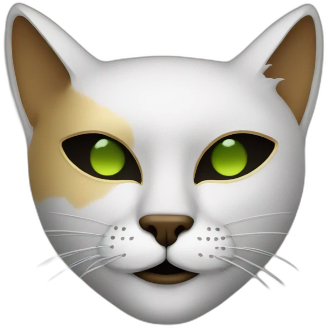the mask with a cat emoji