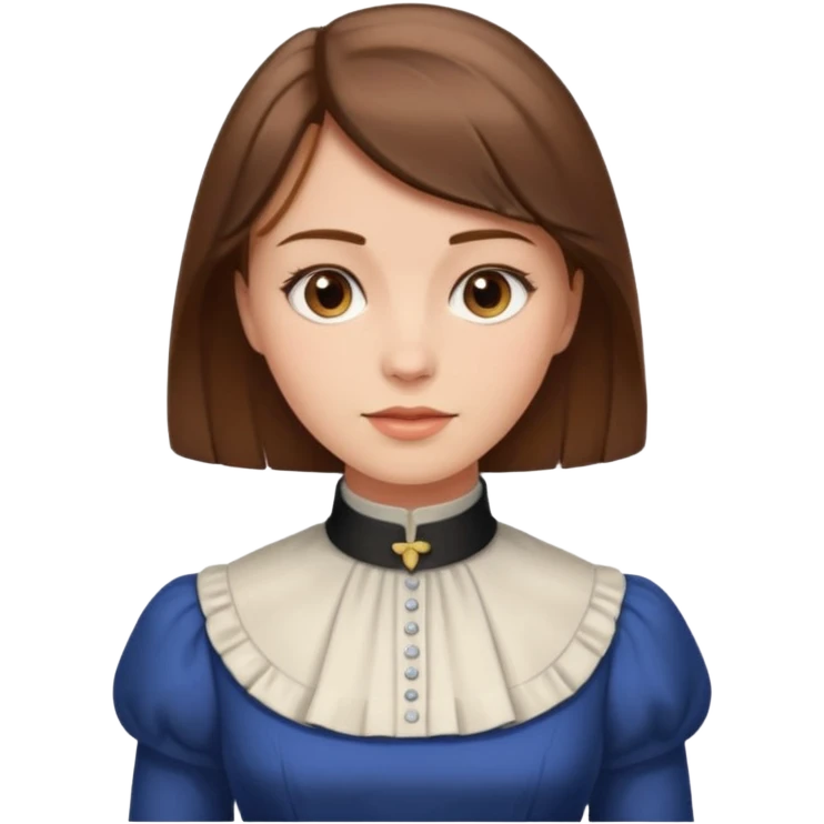 1900's european female emoji