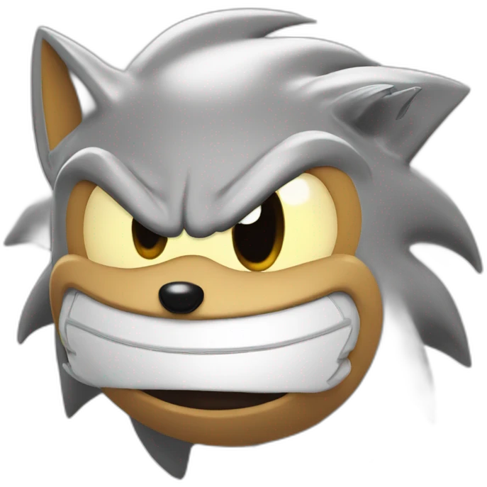 Tête Sonic emoji