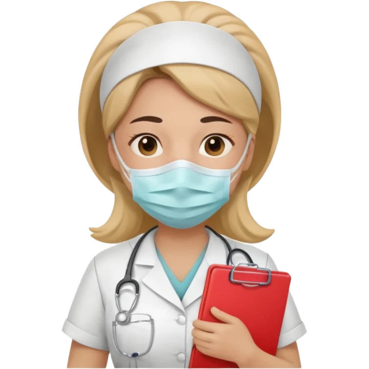 Nurse sleepy emoji