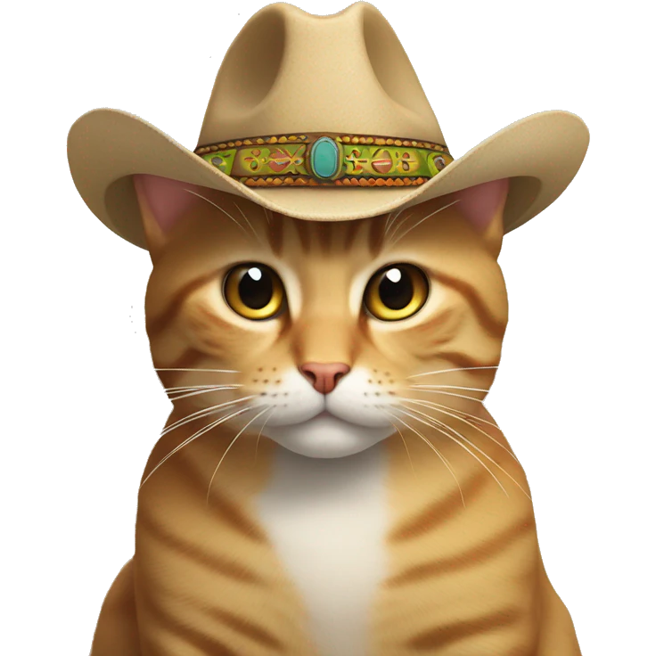 Gato con sombrero de hongo emoji