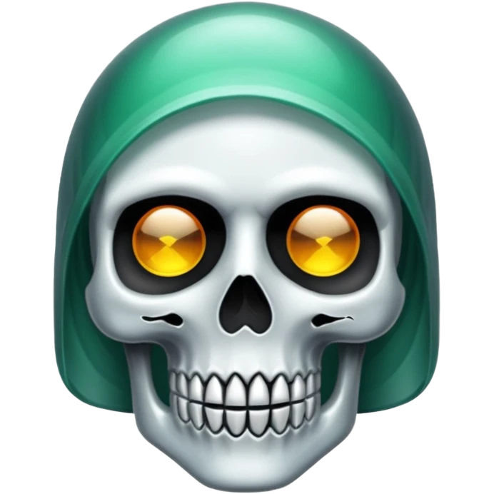 Caveira de cristal emoji
