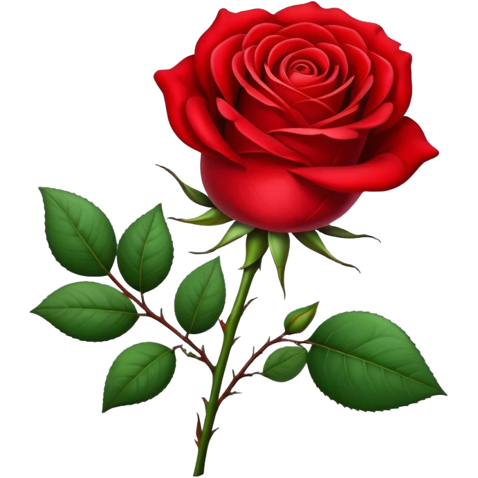 drawing rose emoji