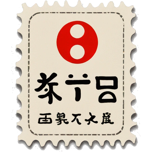 Passport stamp Japan emoji