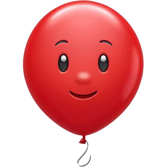 cartoon balloon emoji