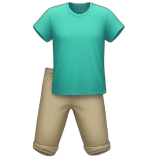 T-shirt and pants emoji