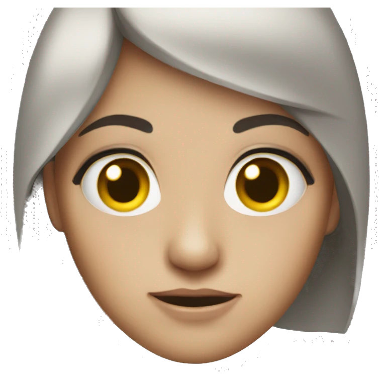Blink left eye girld emoji