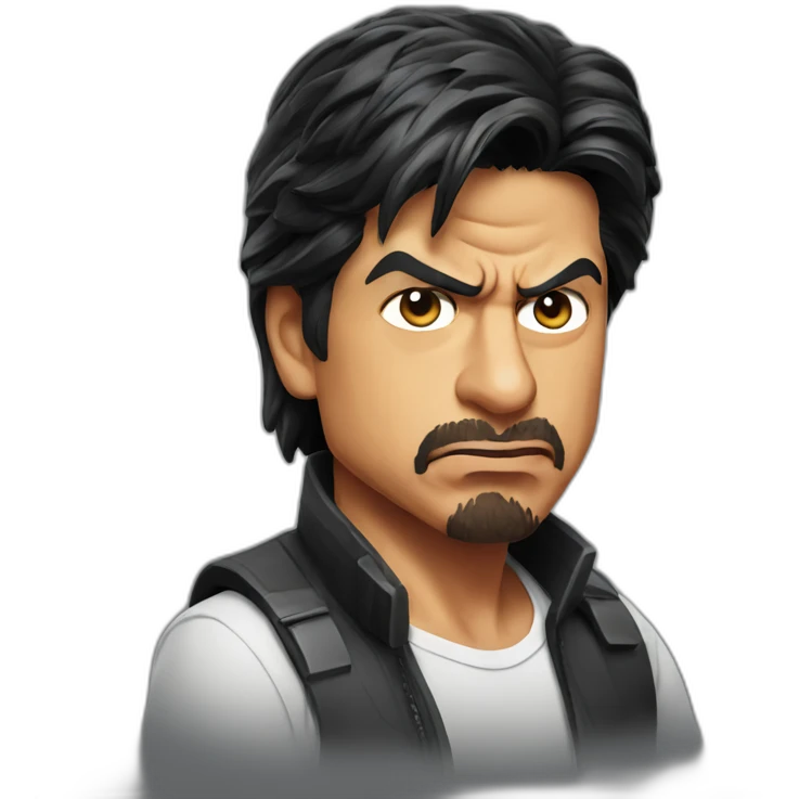 Shah rukh khan angry emoji