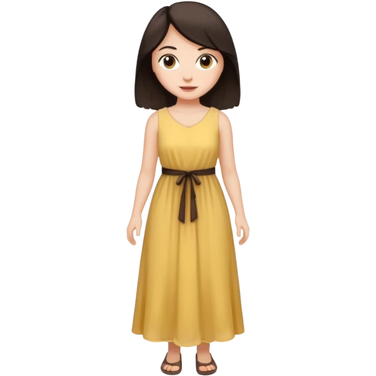 Telas aéreas  mujer blanca con pelo marrón o negro  emoji