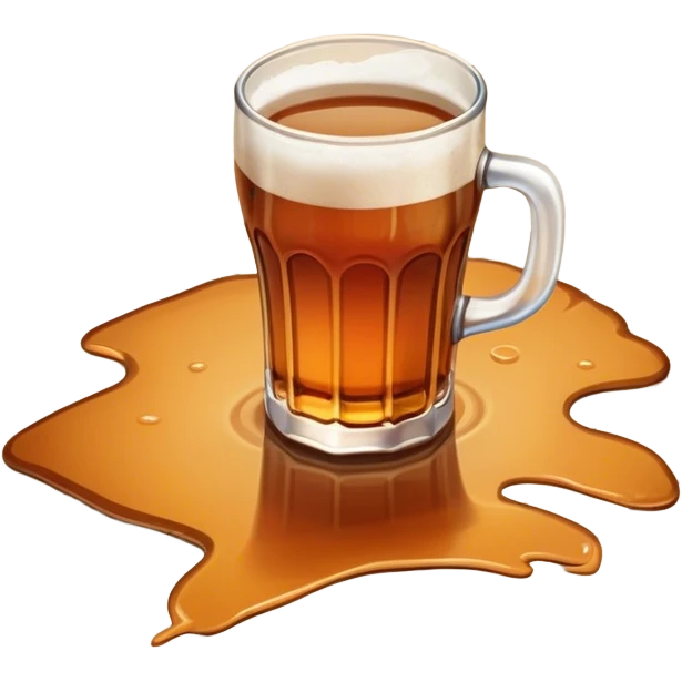 spilled ale on floor emoji