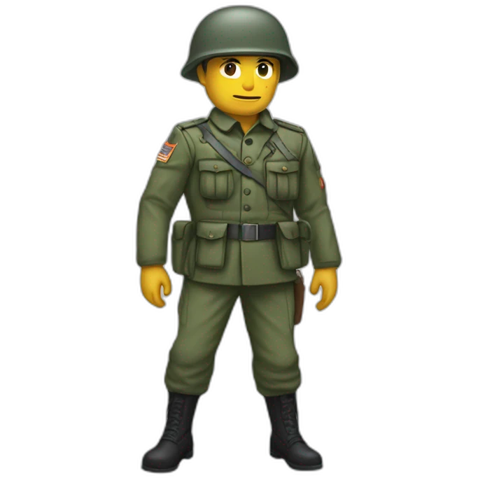 militar táctico emoji