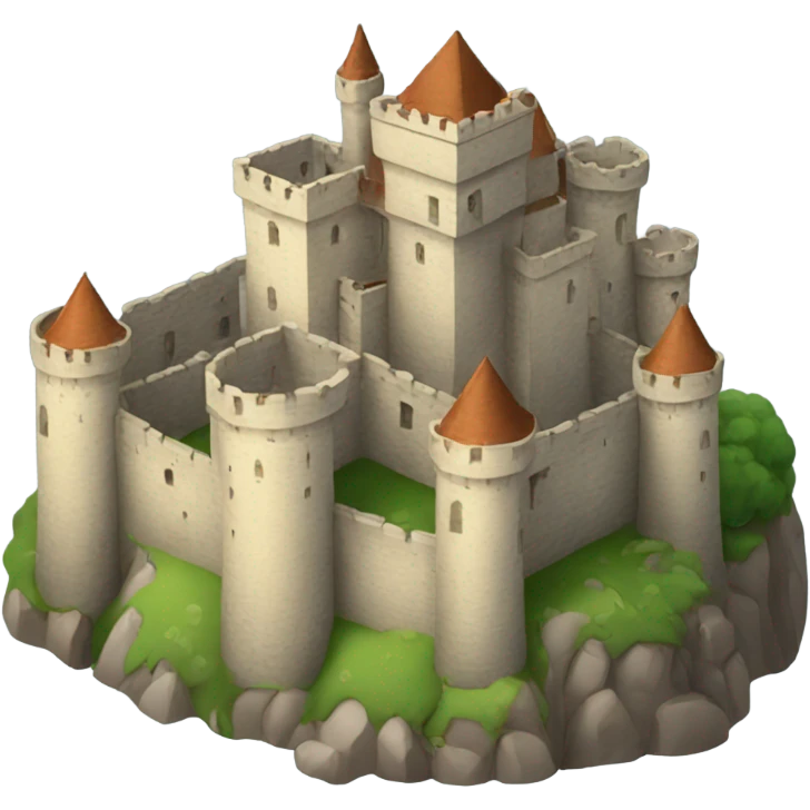 Old castle emoji
