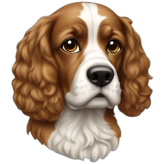 Un cocker anglais emoji