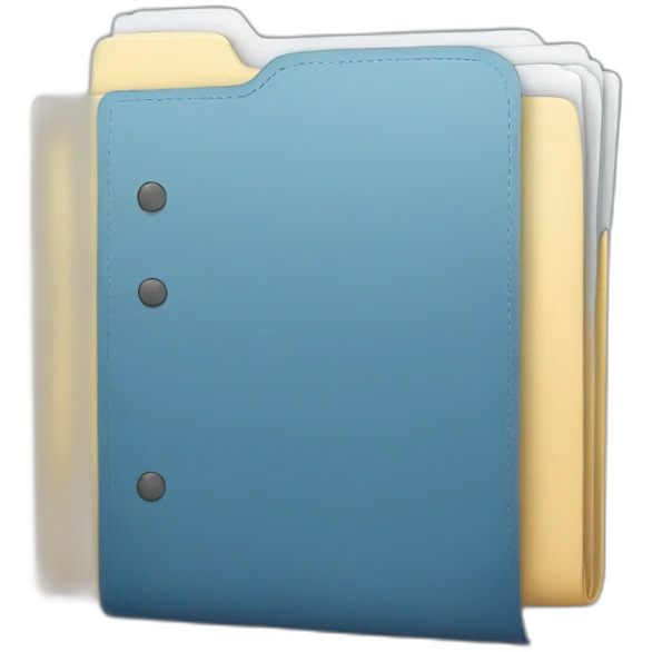 Folder with clothes emoji