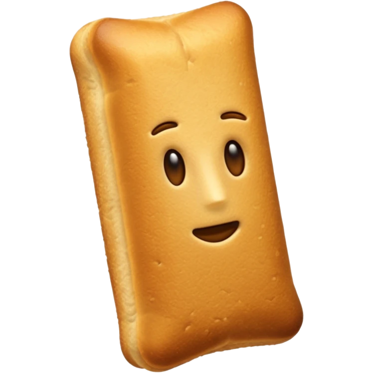 elongated crouton without a face emoji