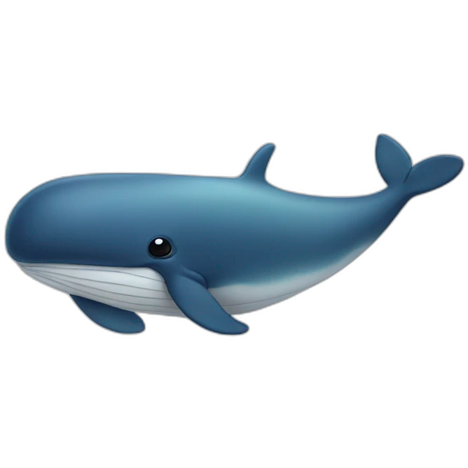 whale in the ocean emoji