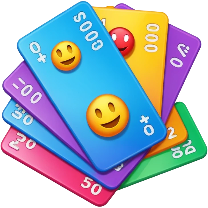 lottery cards emoji