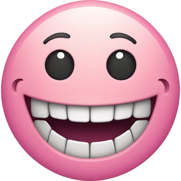 Smiley face with Good teeth  emoji