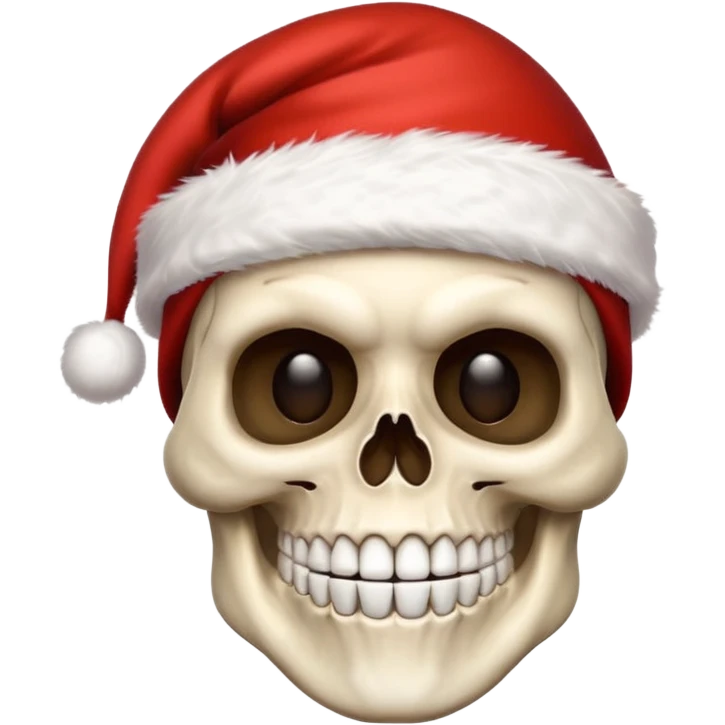 Skull ,MERRY CHRISTMAS emoji