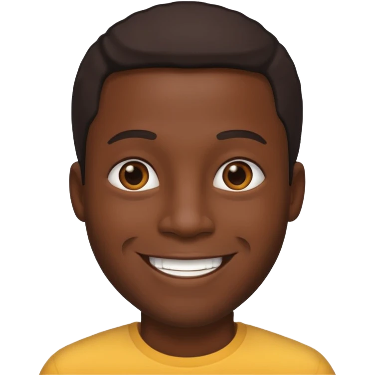 Ear of a black man emoji