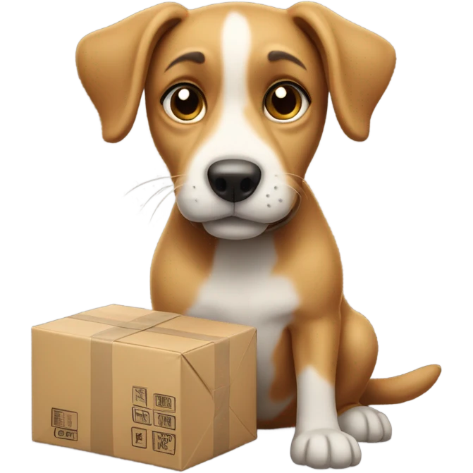 dog delivery emoji