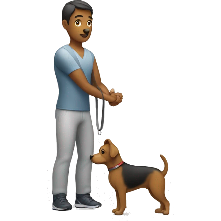 training a dog emoji