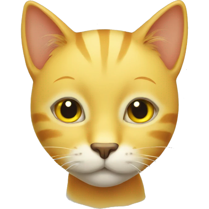 yellow cat emoji