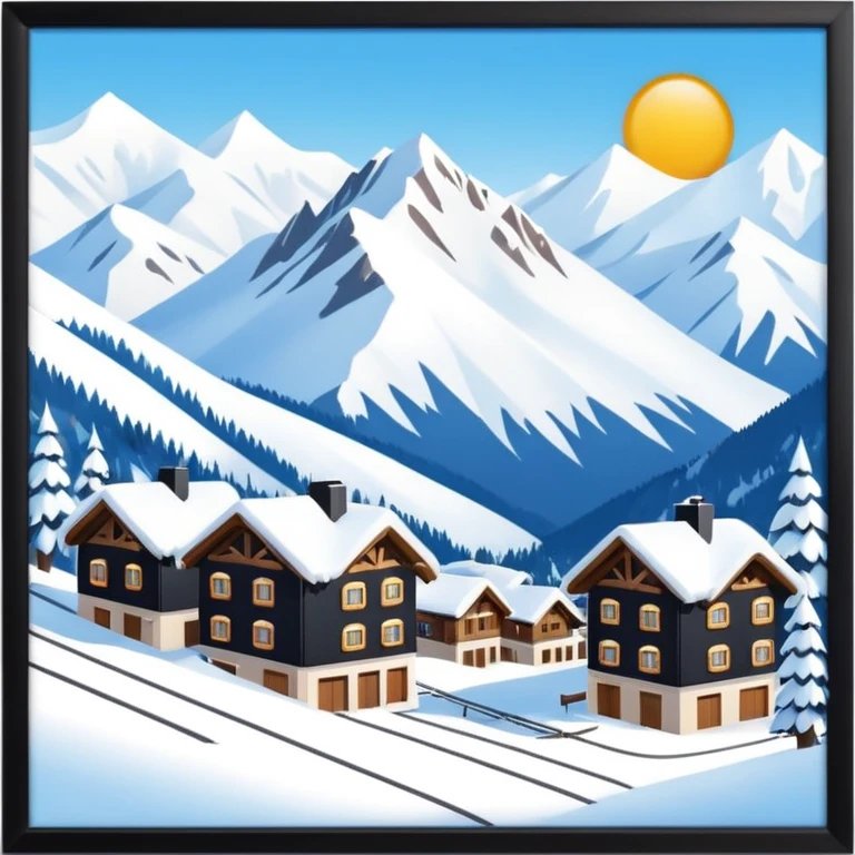 ski resort emoji
