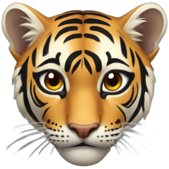 Tigre a dent de sabre emoji