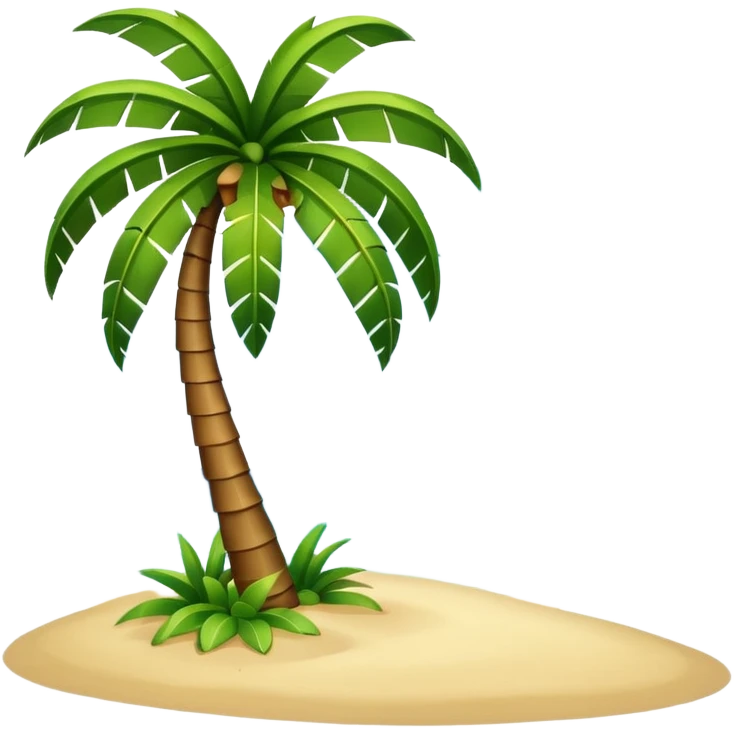 palm and sea emoji
