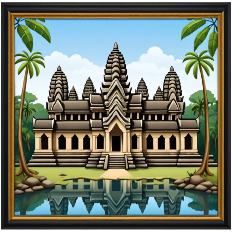 ankor wat cambodia emoji