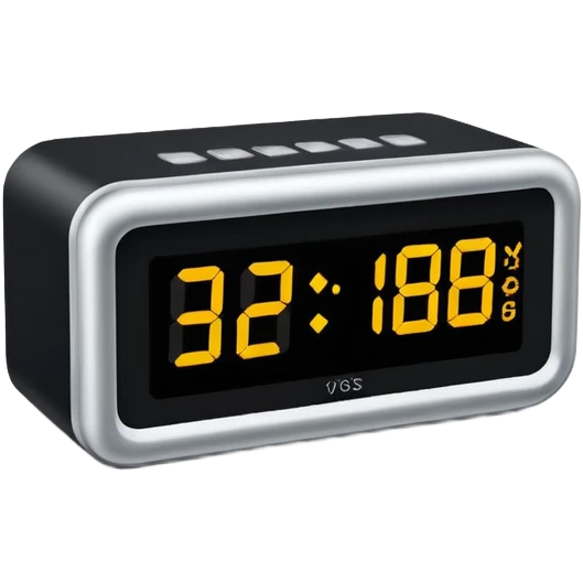 electronic clock  emoji