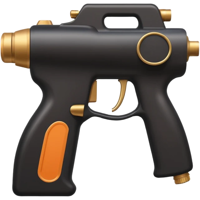 Black Spray Tan Gun emoji