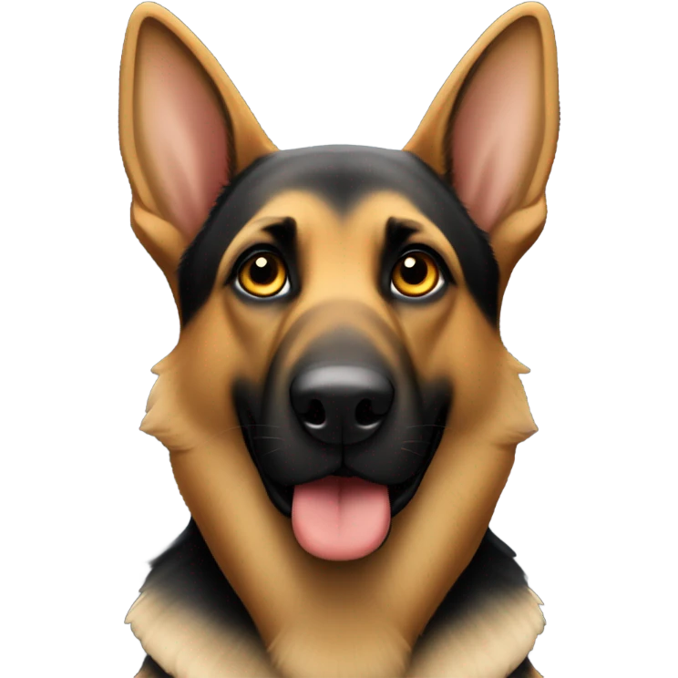 German shepherd  emoji