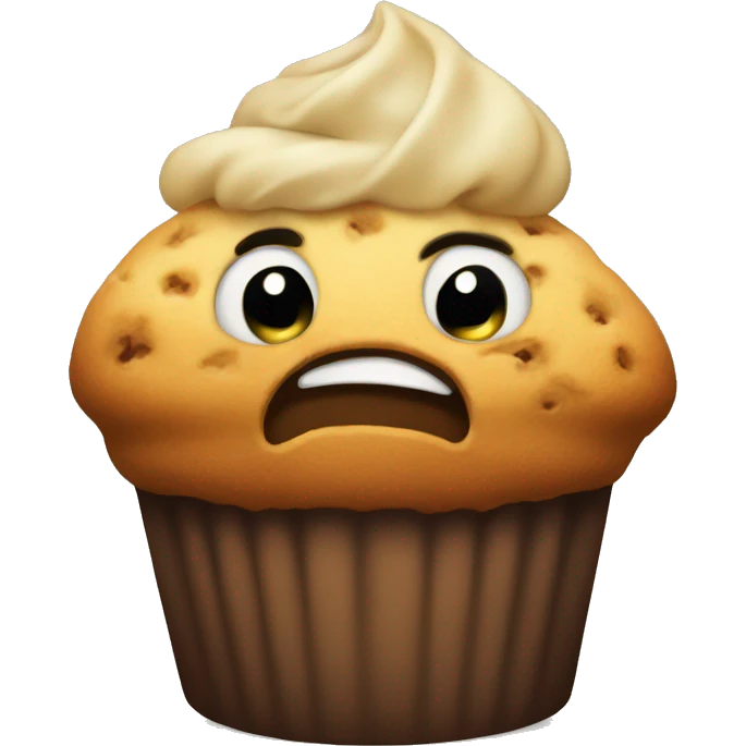angry muffin emoji