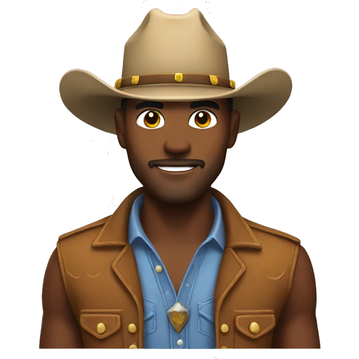 Hot cowboy emoji