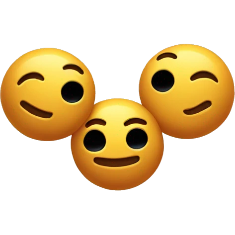 3 balls on top of each other emoji