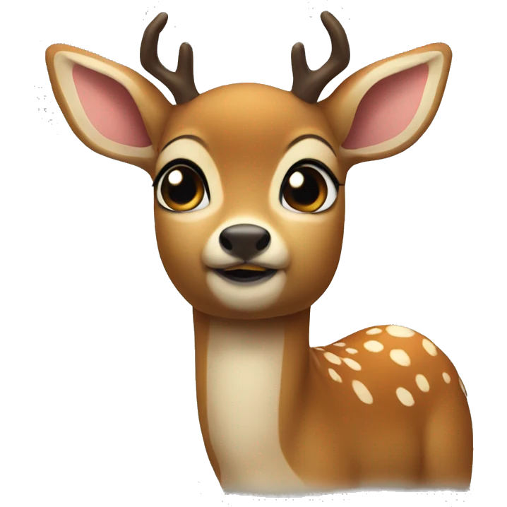 How deer emoji