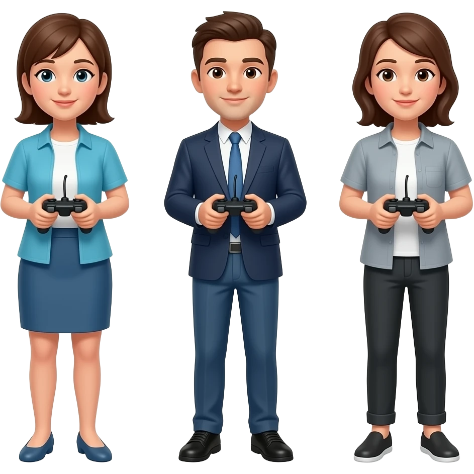 people with joystick emoji