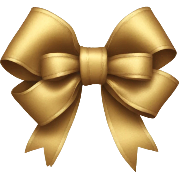 Vintage bow emoji