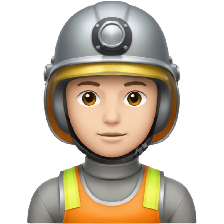 голова в танковом шлемафоне emoji